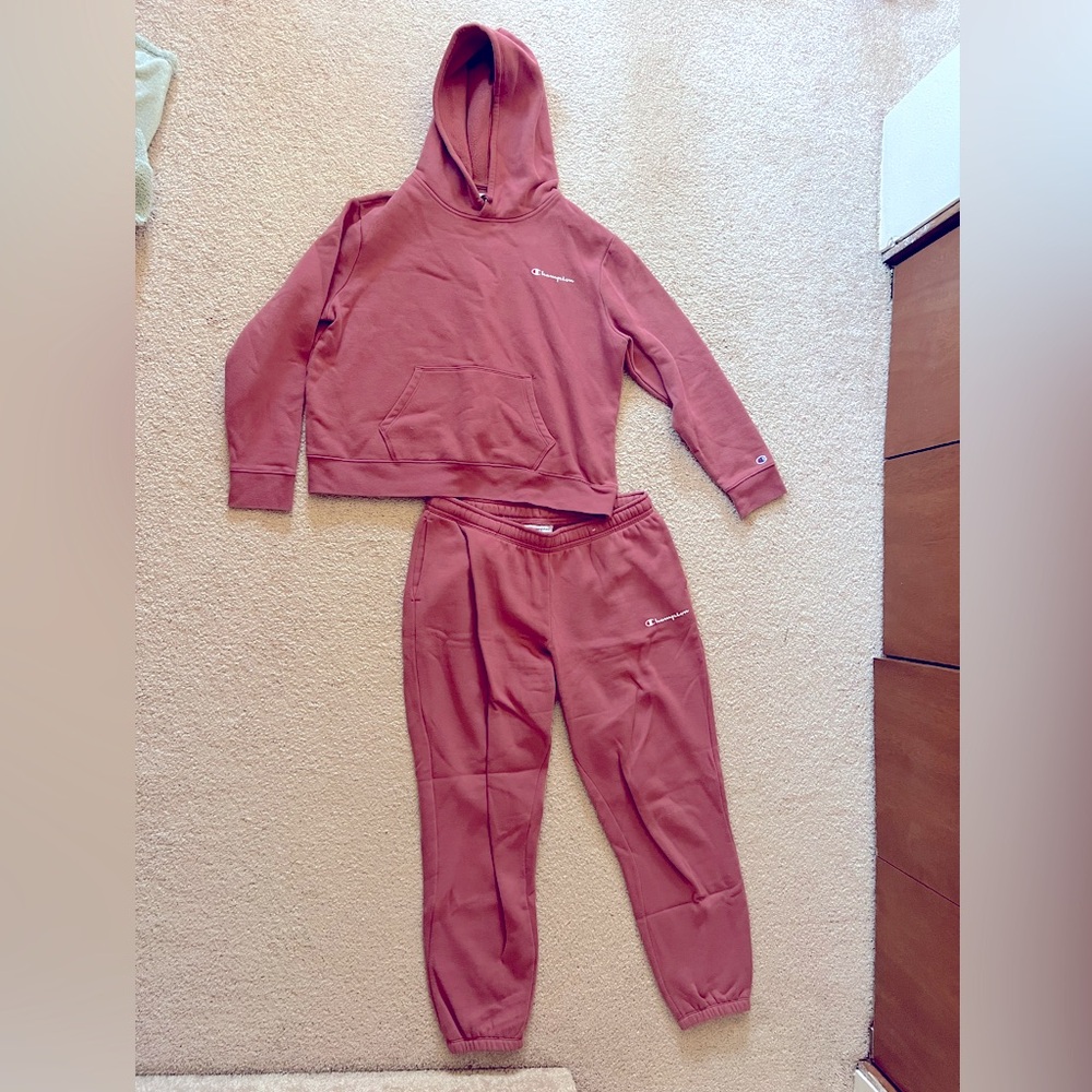 Champion Rust Hoodie and Joggers Set